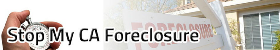 Stop My California Foreclosure